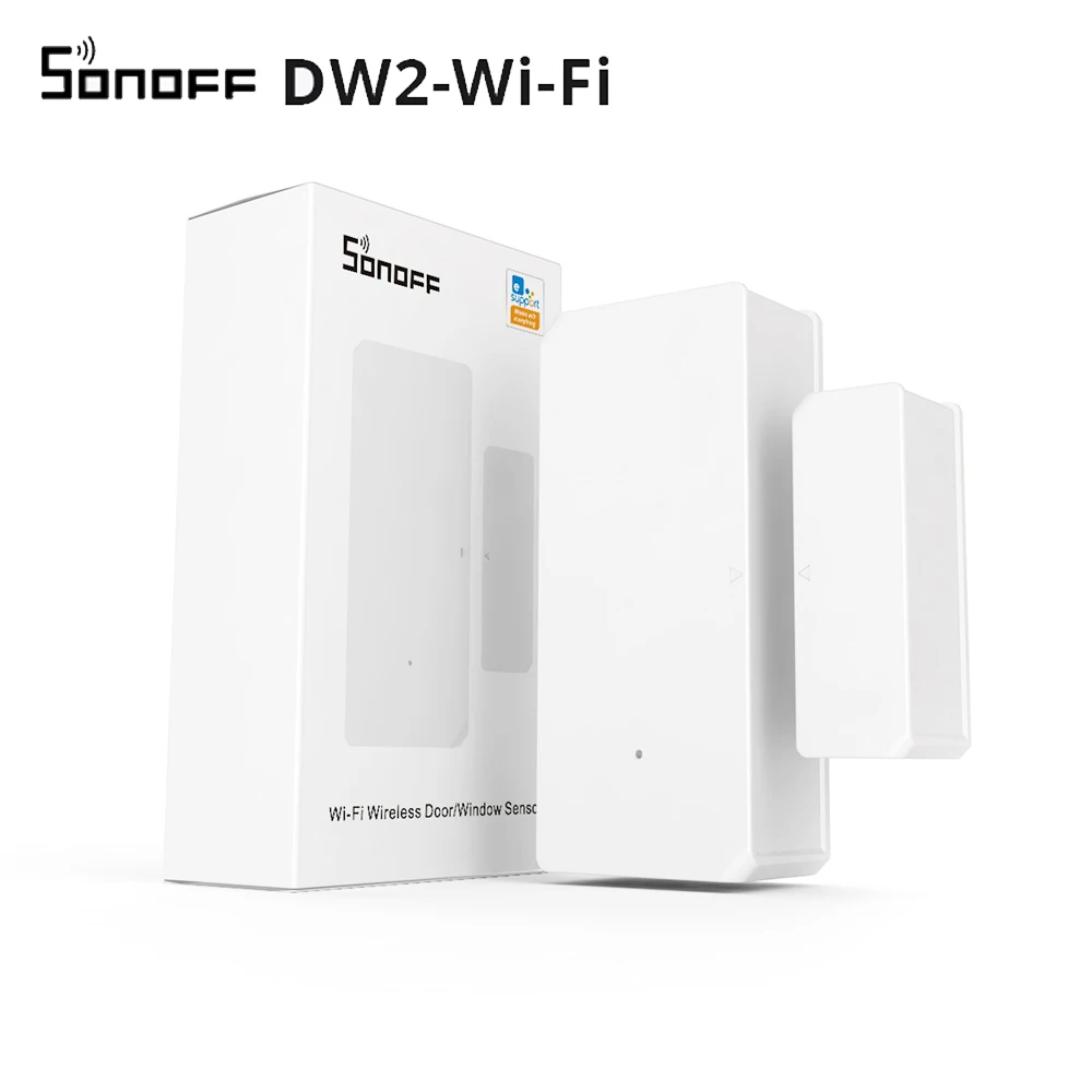 

SONOFF DW2 Wireless Smart Window Door Sensor Auto Smart Home Sensor Security Notification Alarm Works With eWeLink APP