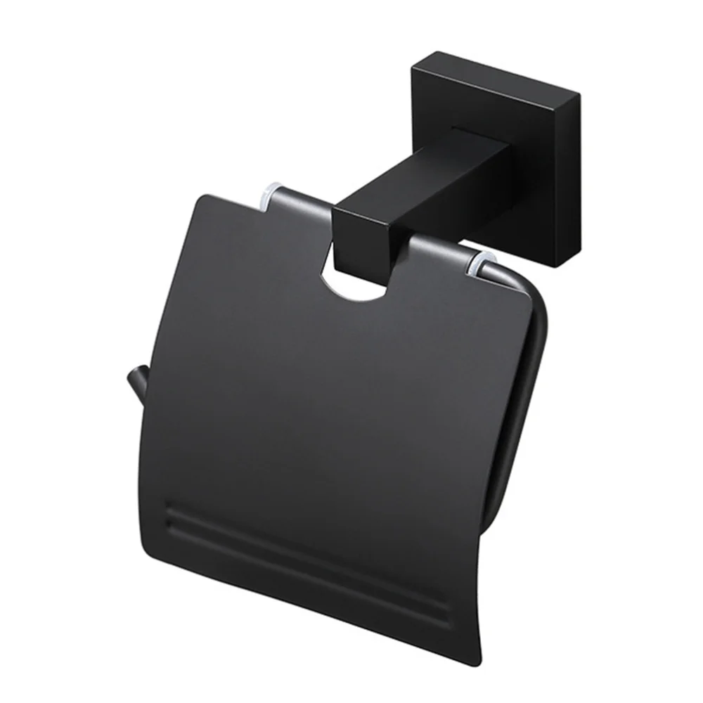 

1Pc Bathroom Stainless Steel Paper Holder Practical Punch-free Roll Paper Rack