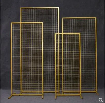 

Wedding props new wrought iron grid screen road lead background ornaments stage decoration scene layout long box