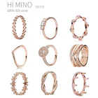 Женское кольцо из серебра 925 пробы, в европейском стиле