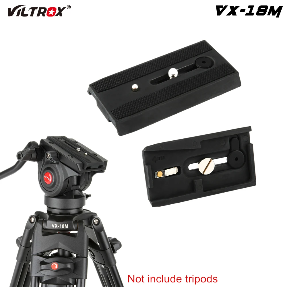 

Viltrox VX-18M PRO Camera Tripod Monopod Aluminium Alloy Rapid Sliding Mounting Quick Release Plate 1 x Quick Release Assembly