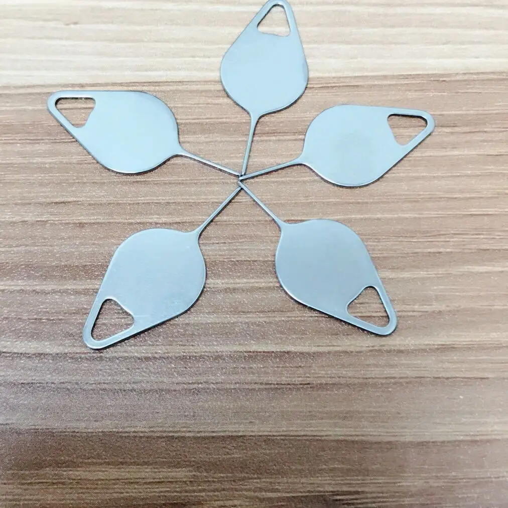 

100pcs Stainless Steel Needle for iPhone iPad Samsung for Huawei xiaomi Sim Card Tray Removal Eject Pin Key Tool