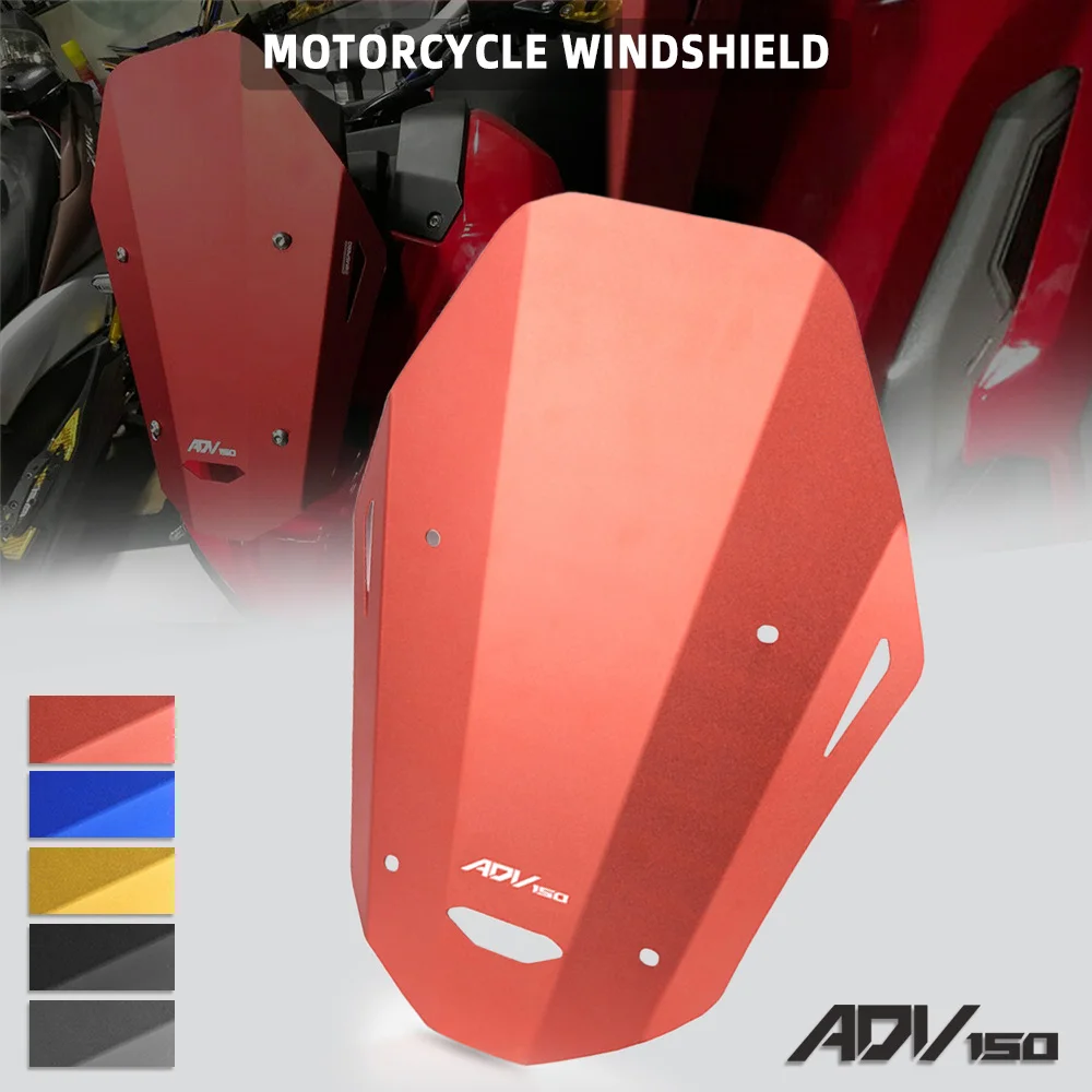 

For HONDA ADV150 ADV-150 2019 2020 2021 ADV 150 '21 Motorcycle Sports Touring Racing Windshield Viser Visor WindScreen Deflector