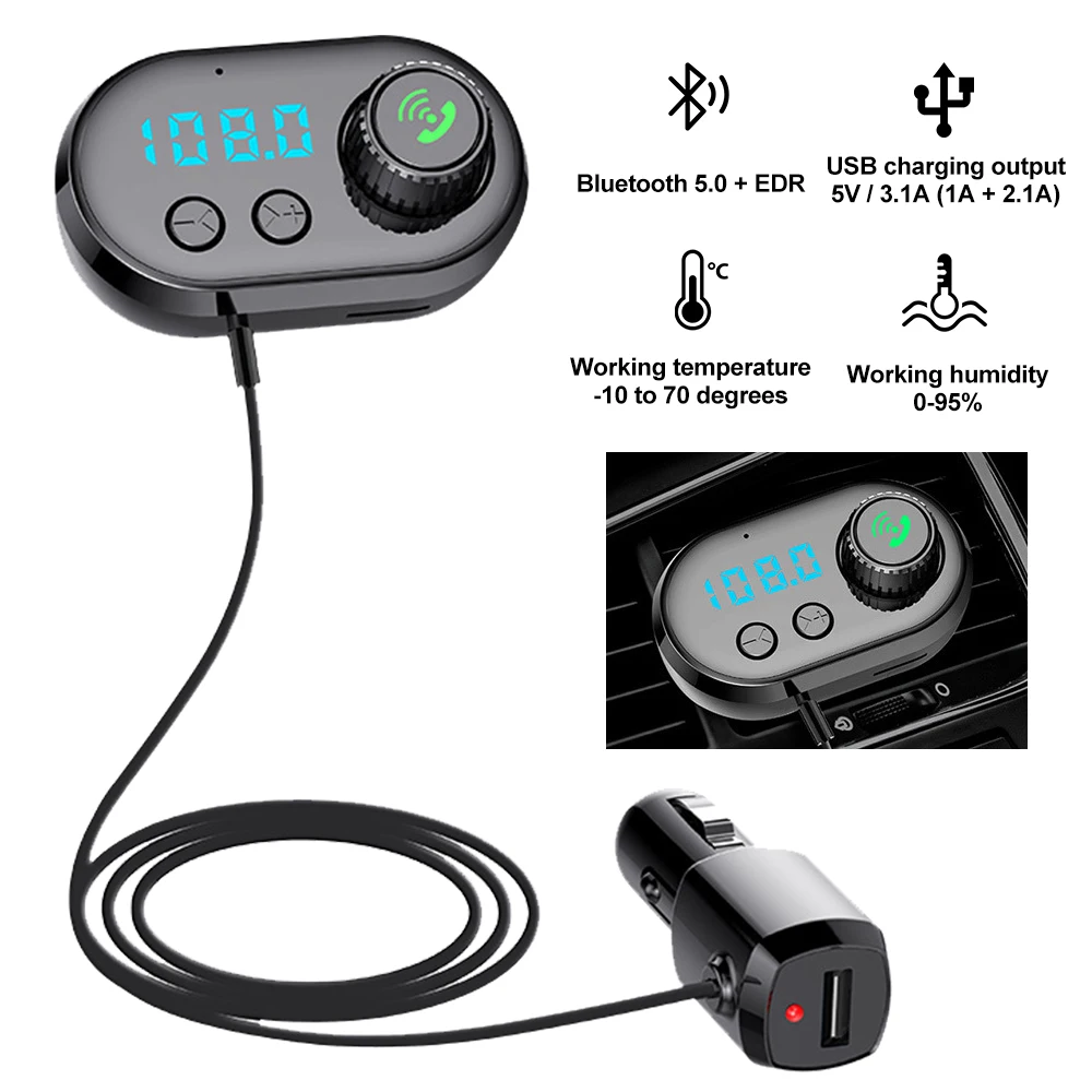 Bluetooth fm-передатчик автомобильный комплект A2DP беспроводной Автомобильный MP3-плеер