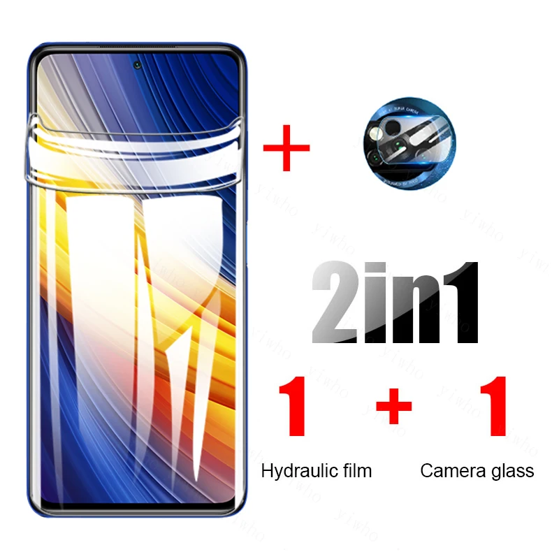 poco x3 pro hydrogel film for xiaomi poco x3pro screen protector pocophone little x 3pro poko x3 pro m2102j20sg camera len glass