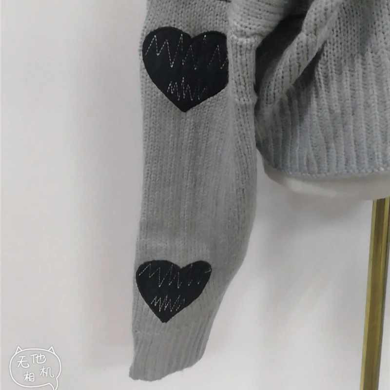 Свитер женский RUGOD вязаный с V-образным вырезом Осень-зима 2019 | Женская одежда