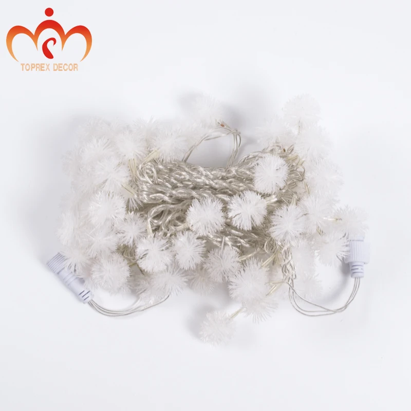 Toprex 10m xmas snowball lights string chrsitmas outdoor party decoration garland light decor | Lighting Strings