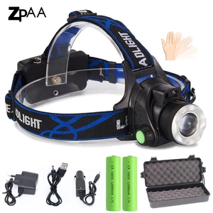 USB светодиодный налобный фонарь XM-L L2 XML-T6, лм, датчик движения, налобный фонарь, фонарик, уличный фонарь на голову