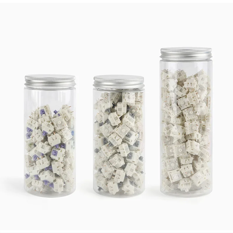 

SP-Star Purple Gray White Switch Customized Mechanical Keyboard Diy 5 pin 57 67g