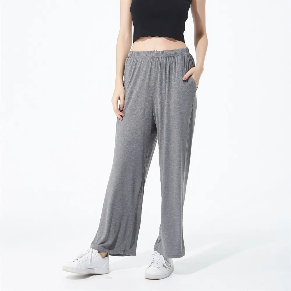 Fdfklak Sleep Pants Plus Size 2XL-7XL 2020 Spring Bottoms Womens Lounge Wear Home Pants Women's Large Size Summer Trousers