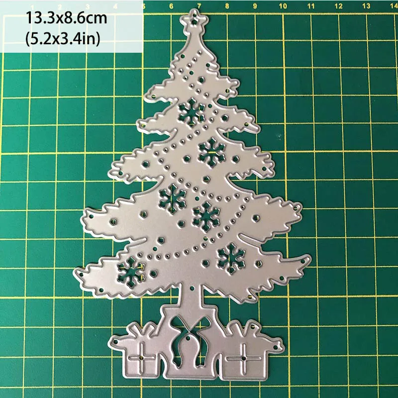 Christmas tree dies 1 шт.ножи для вырубки скрапбукинг FEESTIGO штампы для скрапбукинга рождество плашка скрапбукинг ножи для вырубки - Цвет: Christmas tree dies