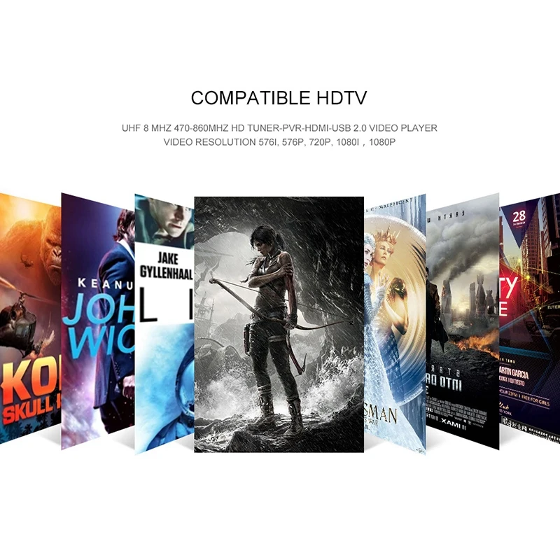 Hot 3C-U2C Dvb-T Smart Tv Box Hdmi Dvb T2 Stb H.264 Hd Terrestrial Receiver Max 4000+ Channels For Britain Russia France Euro |
