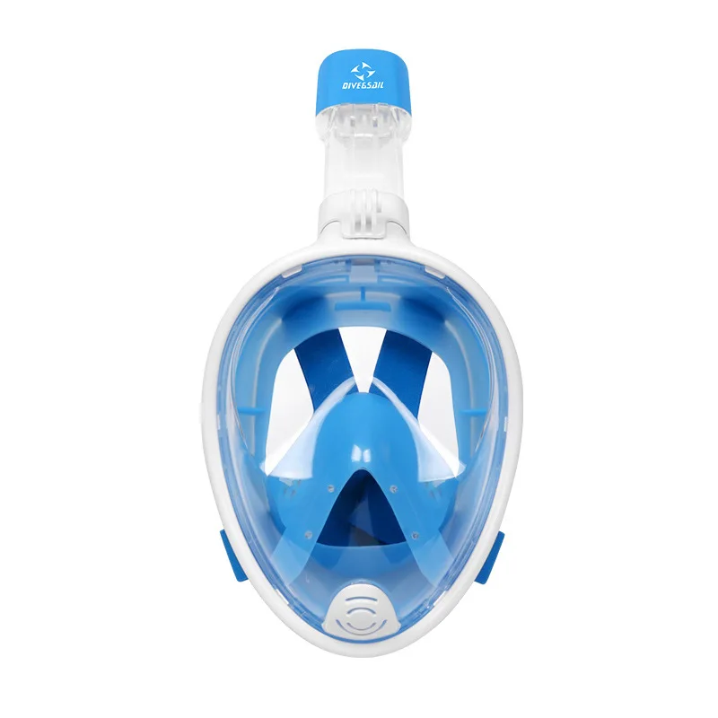 Мужская женская и детская маска для подводного плавания силиконовая анти-туман