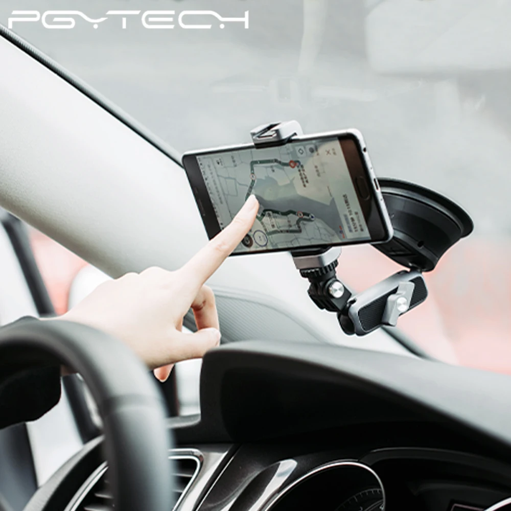 PGYTECH Универсальное крепление Insta360 One R присоска 3 осевой карданный 4K Sucker DJI Osmo