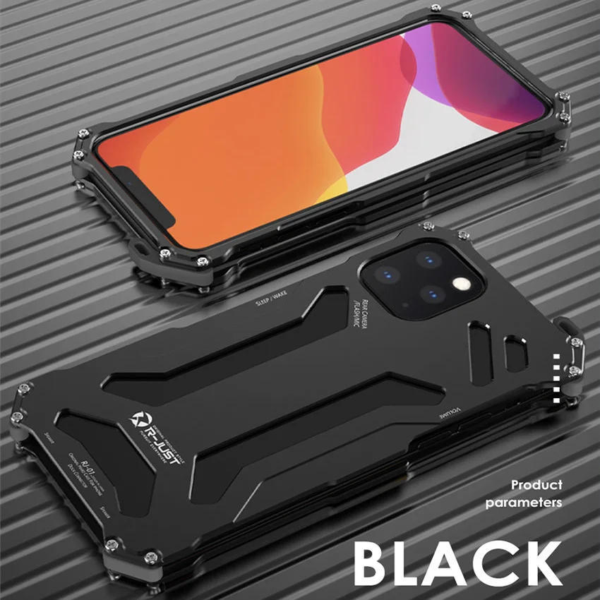 Крутой металлический чехол для телефона iPhone 11 iPhone11 Pro Max R JUST Гандам алюминиевый