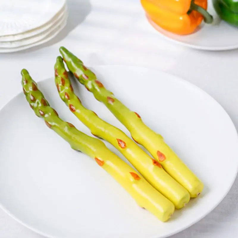 3 шт./компл. искусственные Имитационные спаржа модель поддельные растительное