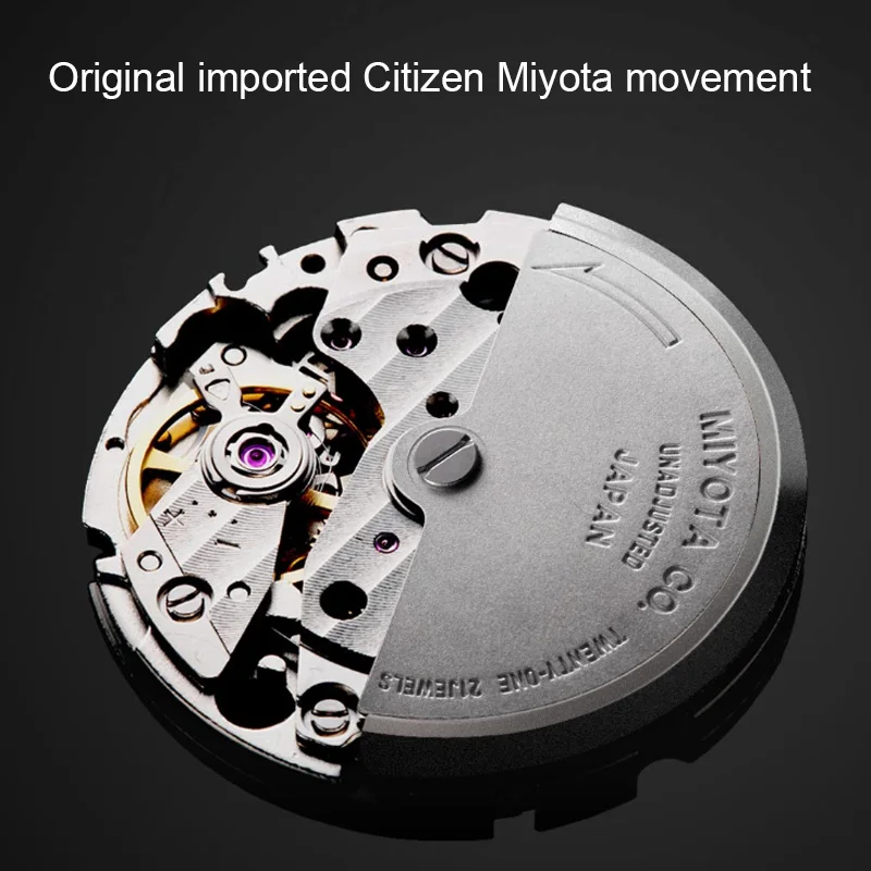 Механические часы Xiaomi Mijia TwentySeventeen, серия Deep Sea, импортный механизм Miyota, 100 м, водонепроницаемые, для мужчин, подарки, полиуретановая коробка