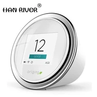 smart air quality monitor egg highly sensitive mobile app palm sized solution monitoring