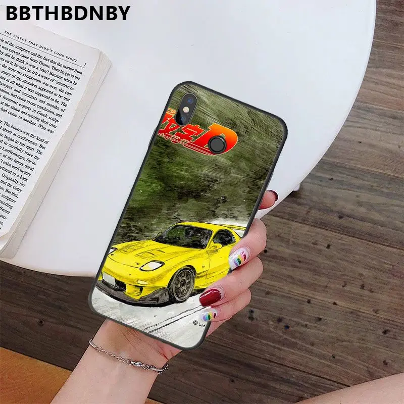 Чехол для телефона Initial D TPU Мягкий силиконовый чехол Xiaomi 8 9 se Redmi 6 6pro 6A 4X7 note 5 7 |