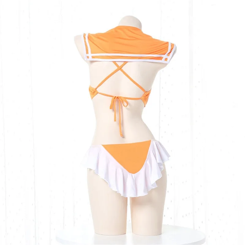 

1 set Kawaii Anime Sailor Moon Bikini Swimwear Tops Shorts Suit Cosplay Costume Swimsuit Party Decor Women Girl Gift