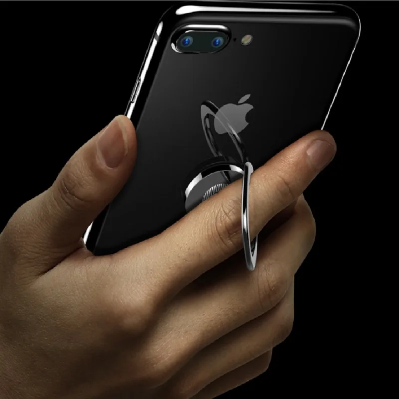 Роскошный металлический держатель кольцо на палец 360 градусов подставка для