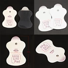 10 шт., клейкие гелевые прокладки с 10 электродами, массажер для акупунктуры тела, терапевтический импульсный стимулятор, электро-стикер