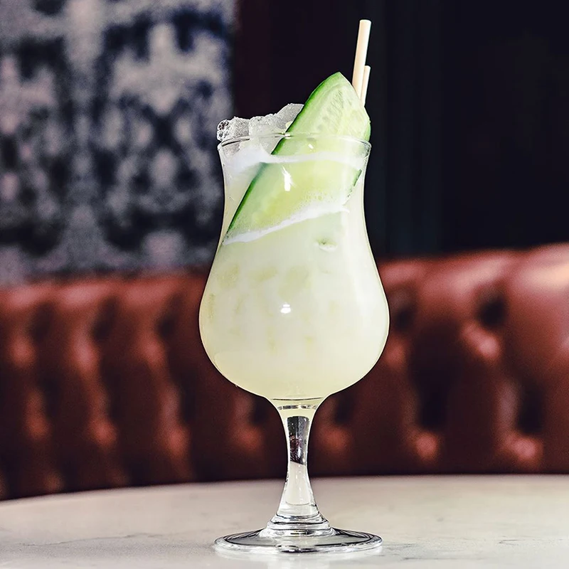 

Ambassador Glass Series High Leg Beverage Cup Iced Coffee Cup Slush and Shake Maker Milkshake Yogurt Yogurt Yogurt Juice Cup