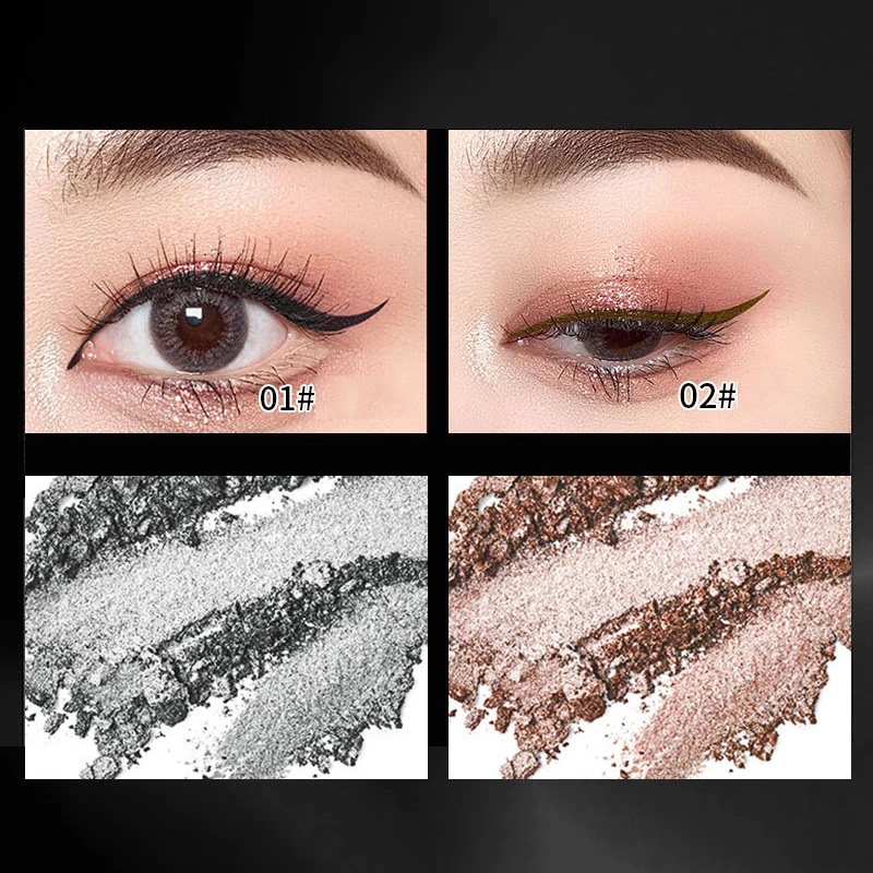 2 в 1 жидкая подводка для глаз и шелковая тушь ресниц водоСТОЙКАЯ потовая