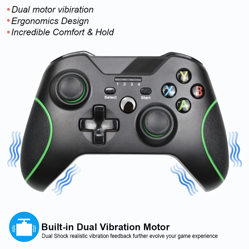 Беспроводной геймпад для PS3/IOS/Android Phone/PC/TV Box джойстик 2 4G игровой контроллер Xiaomi