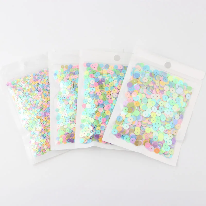 

Mini Sequins 3mm Flat Round PVC Loose Paillette Colorful Sequin For Craft Wedding Decoration Garment Dress DIY Accessory 10g