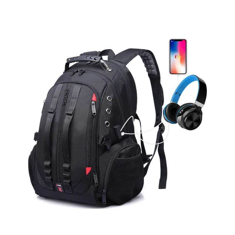 

Брендовый Оригинальный модный мужской рюкзак для подростков с USB-зарядкой, многослойный вместительный рюкзак для ноутбука 1901