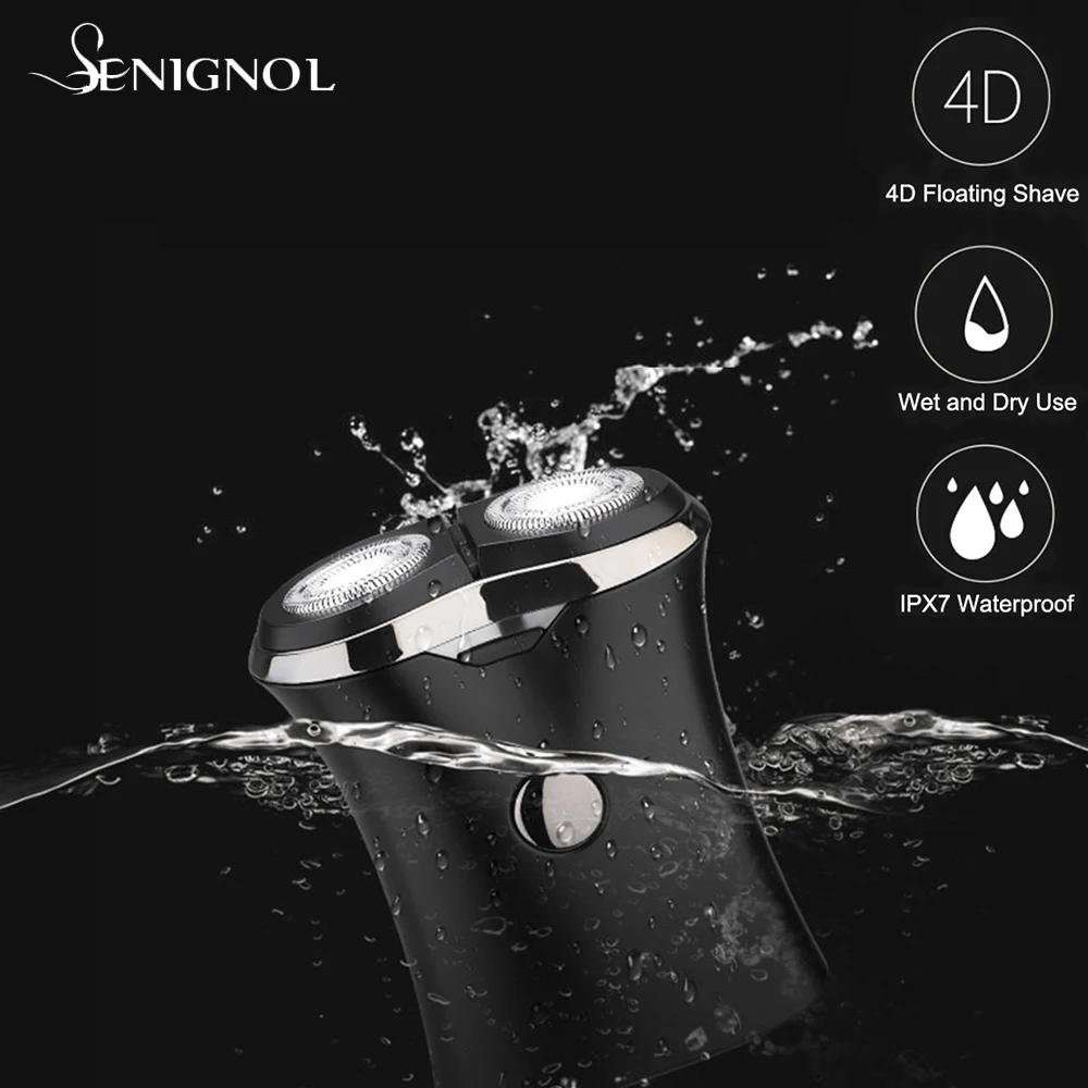 

Мужской бритвенный триммер SENIGNOL, перезаряжаемая машинка для бритья, портативные USB-машинки для стрижки волос, бритвы, эпилятор для лица
