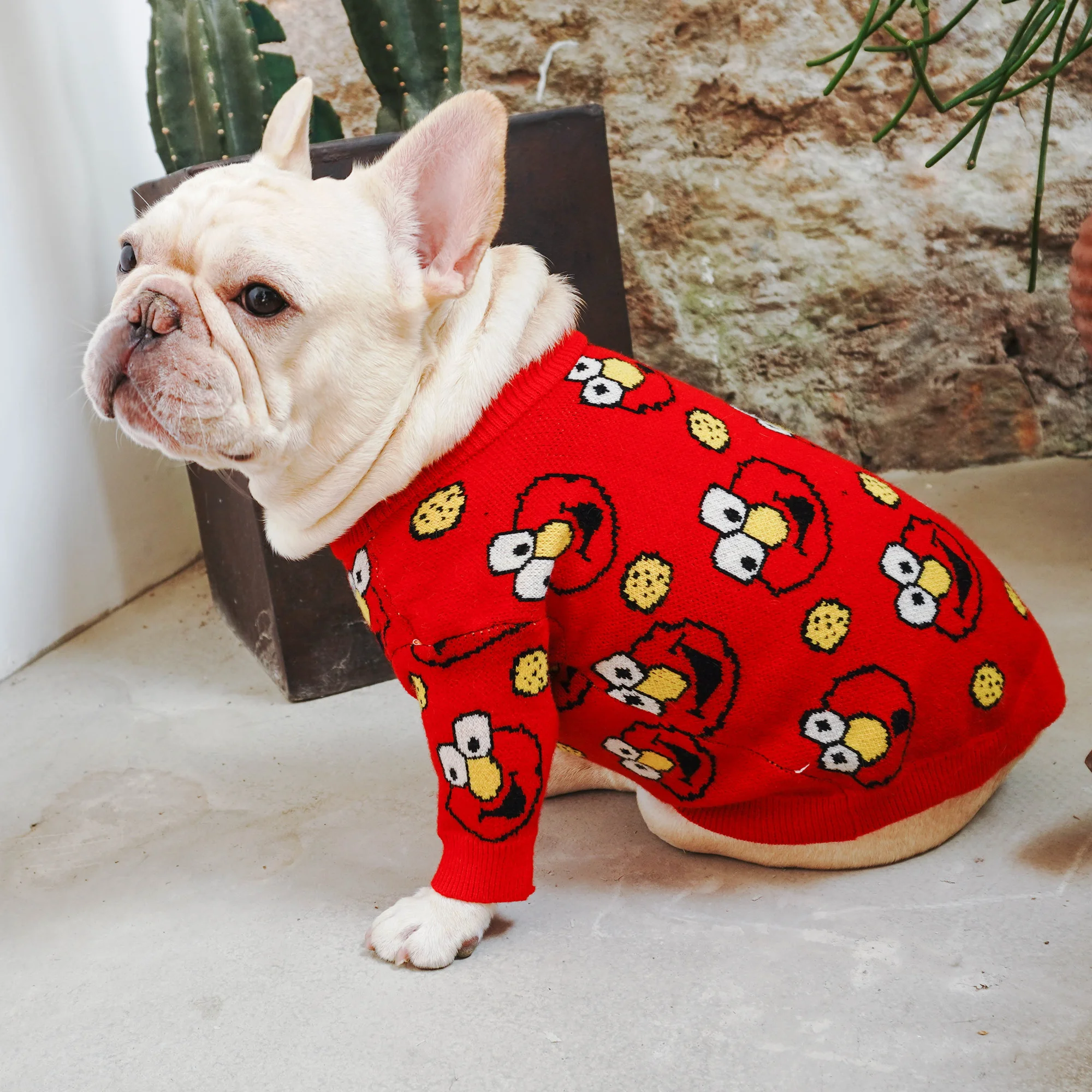 Мягкий свитер для собак Классический Повседневный костюм домашних животных