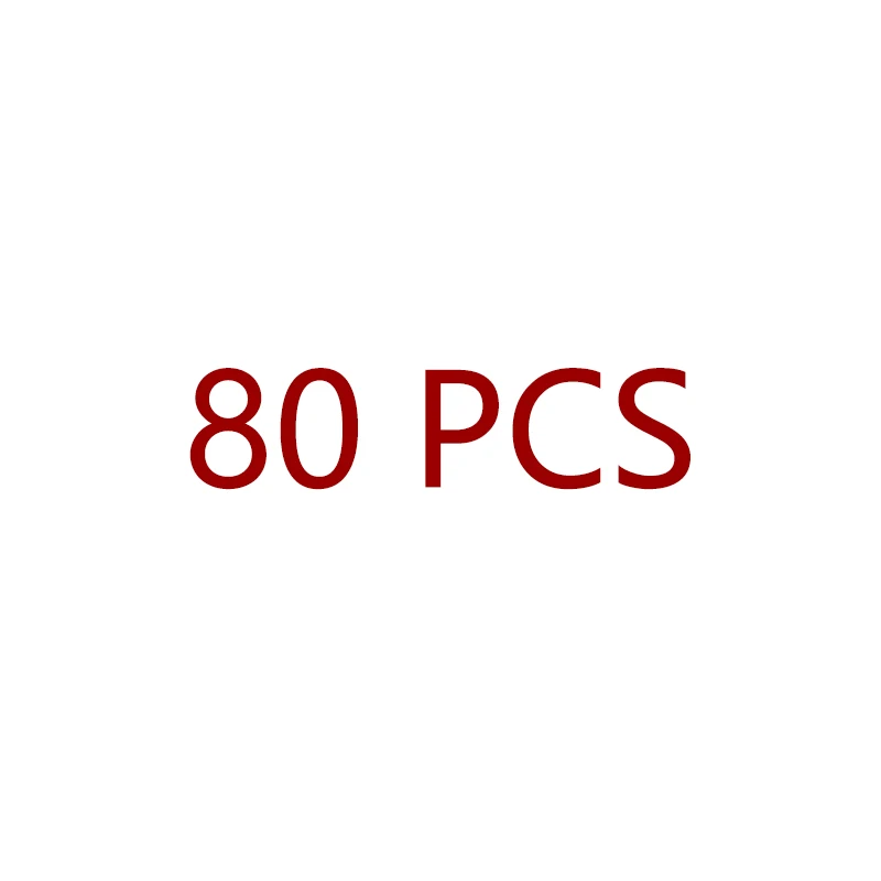 80pcs Ватные палочки с двойной головкой для малышей, женщин, младенцев, хлопковые палочки с бутоном наконечником для медицинских изделий, деревянные палочки, чистка ушей для носа, забота о здоровье - Цвет: 80pcs