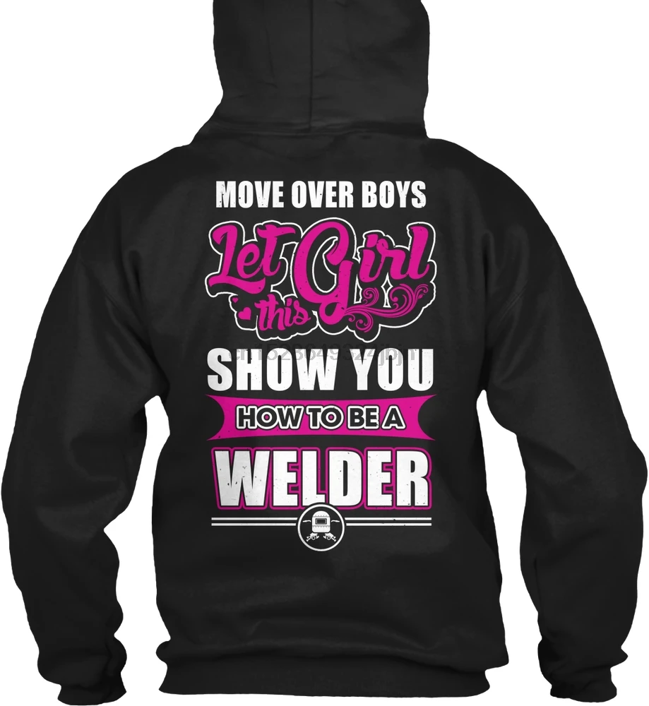 Мужская толстовка с капюшоном и длинным рукавом для женщин сварщик-Ограниченная