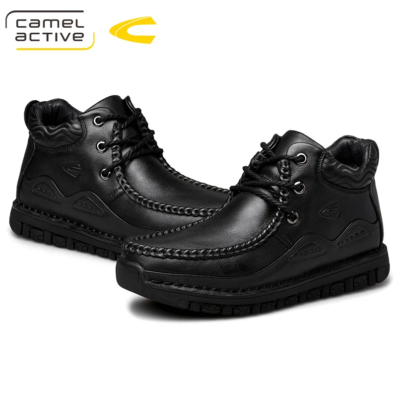 Camel Active новые спортивные кожаные ботинки с высоким берцем для активного отдыха
