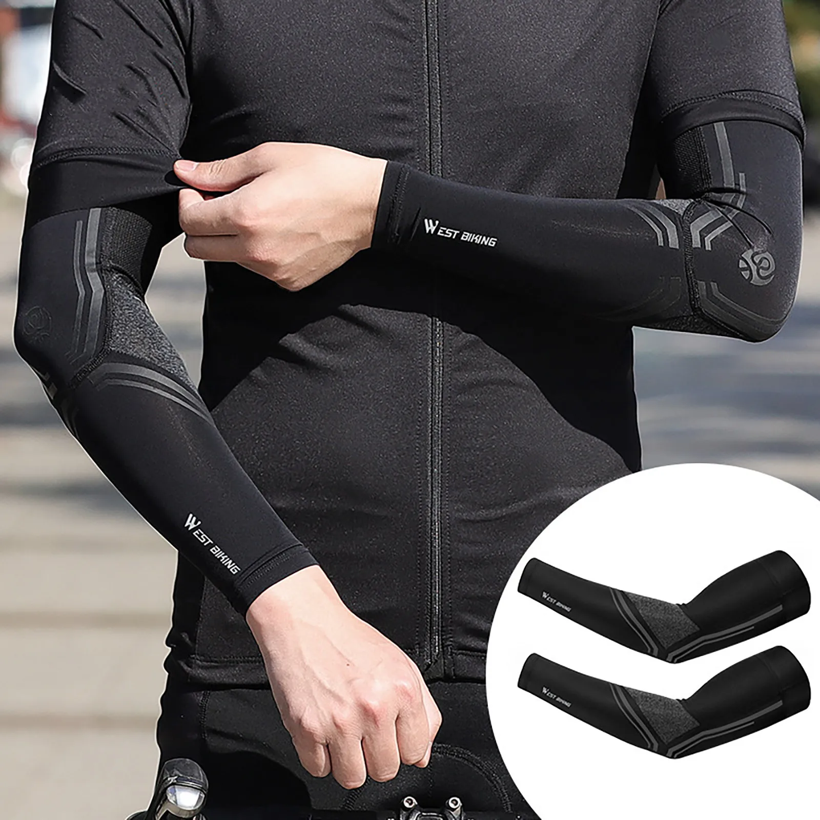 

Summer Sun Protection Riding Sleeve Outdoor Ice Feeling Uv Protection Arm Cover Cycling Equipment Equipamento De Ciclismo