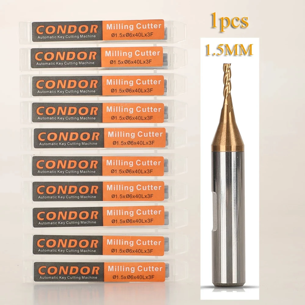 

1 шт./лот, 1 мм, 1,5 мм, 2,0 мм, 2,5 мм, фреза/1,0 мм зонд для Xhorse Condor007, режущий станок с ручным ключом