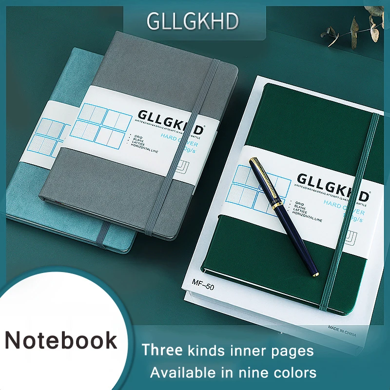 

New A5 Bullet Journals Dot Notebook 200 Page 100gsm 5.7x8.2 inch Retro Diary Bandage Journal Notepad Agenda Office Notebook