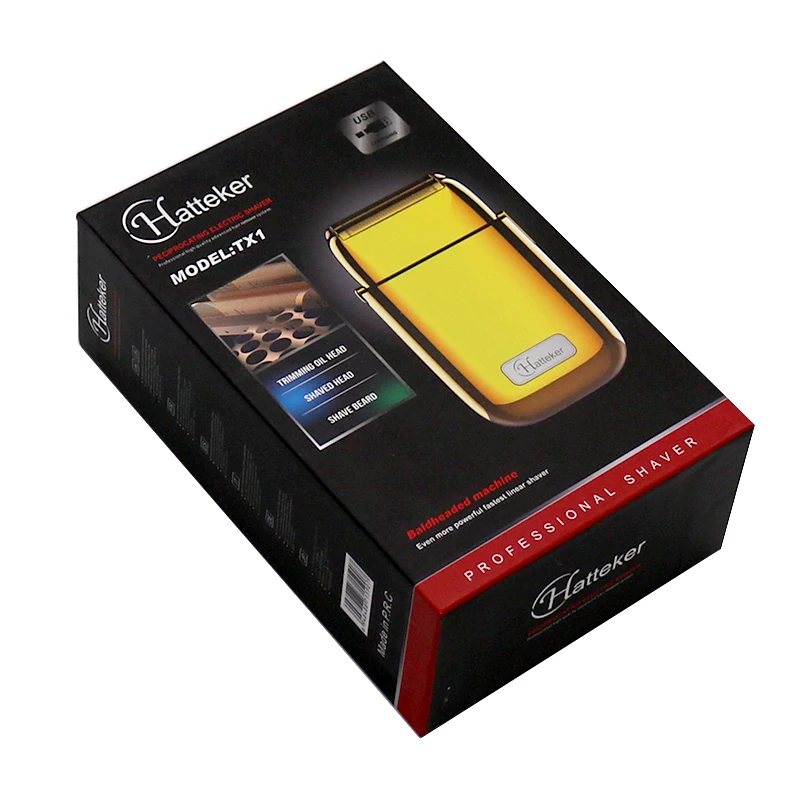 

All metal housing facial shaving machine for men gold silver pro electric shaver rechargeable electric razor for beard stubble