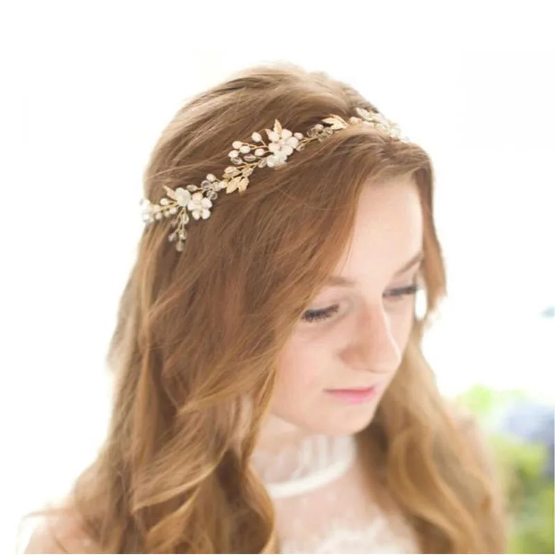 Женская повязка на голову с пресноводным жемчугом | Украшения и аксессуары