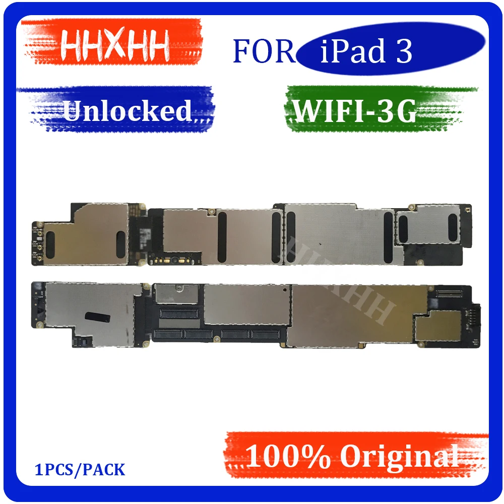 16 Гб/32 ГБ/64 ГБ разблокированные оригинальные Материнские платы для ipad 3 материнская плата с чипами Wifi+ 3g версия/wifi версия