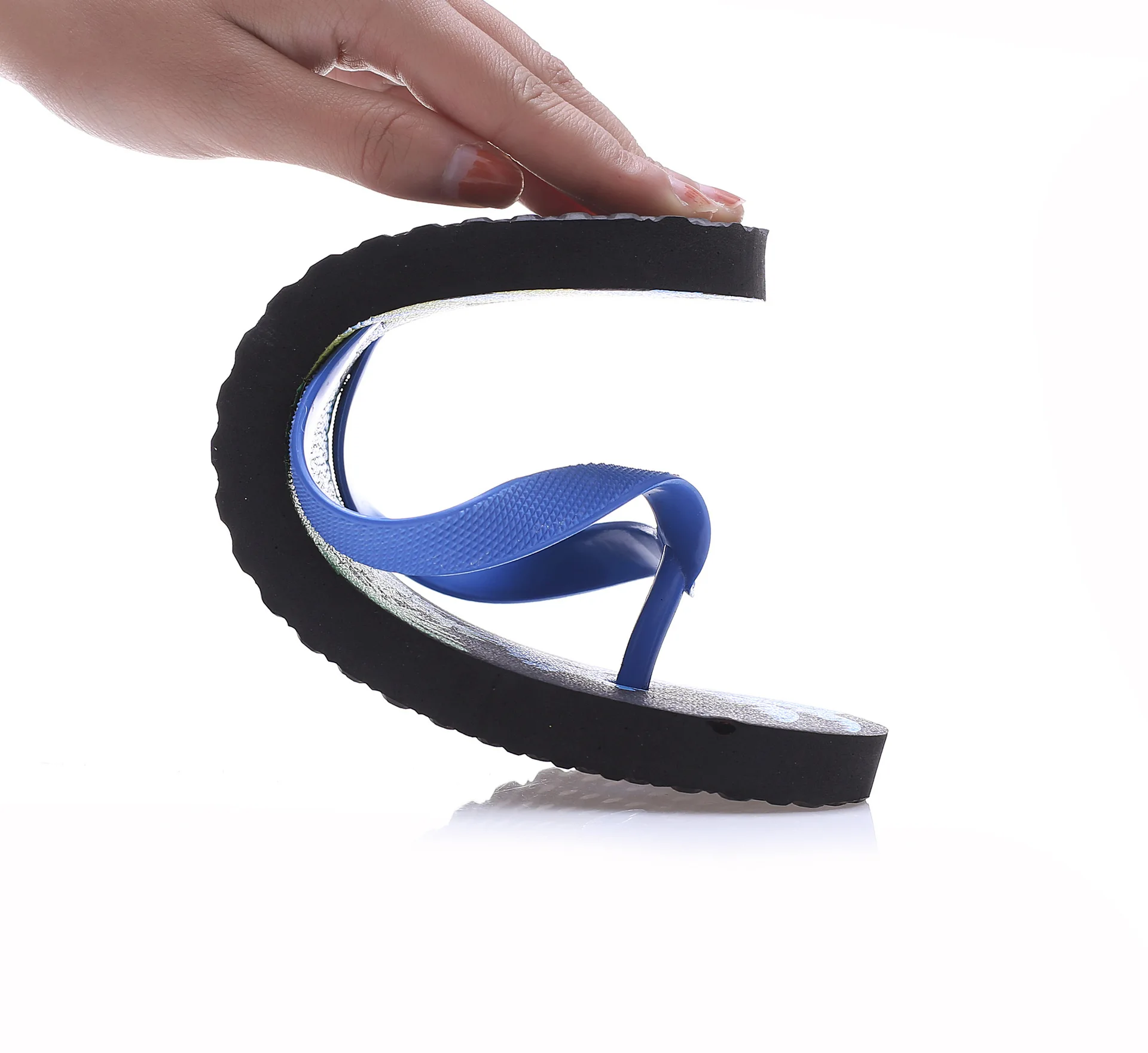 Шлепанцы мужские для пар Нескользящие сандалии мультяшное кокосовое дерево