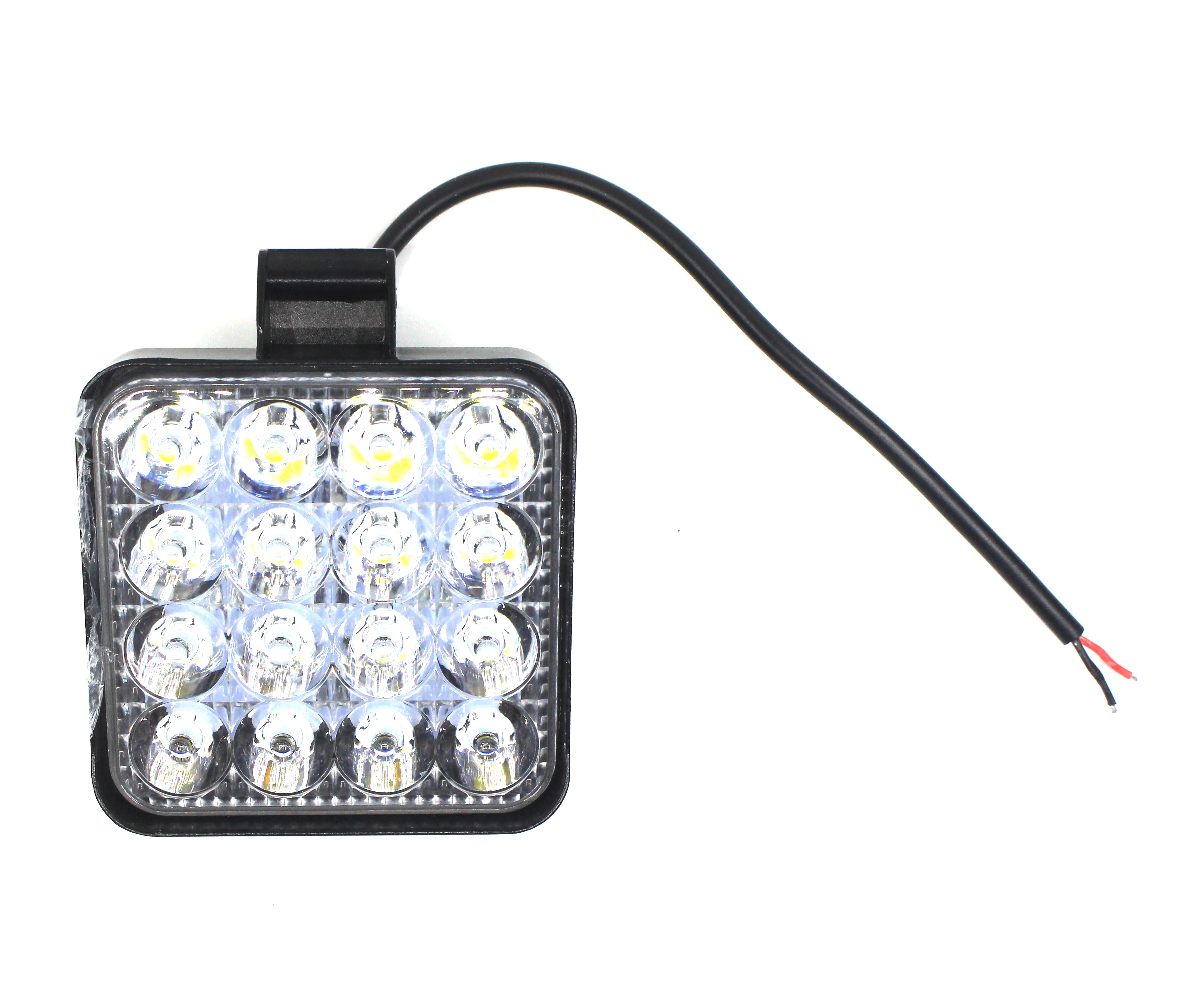 1 шт. Автомобильный светодиодный рабочий светильник Mini Square16 Light 48 Вт 9В-30В 6000 К