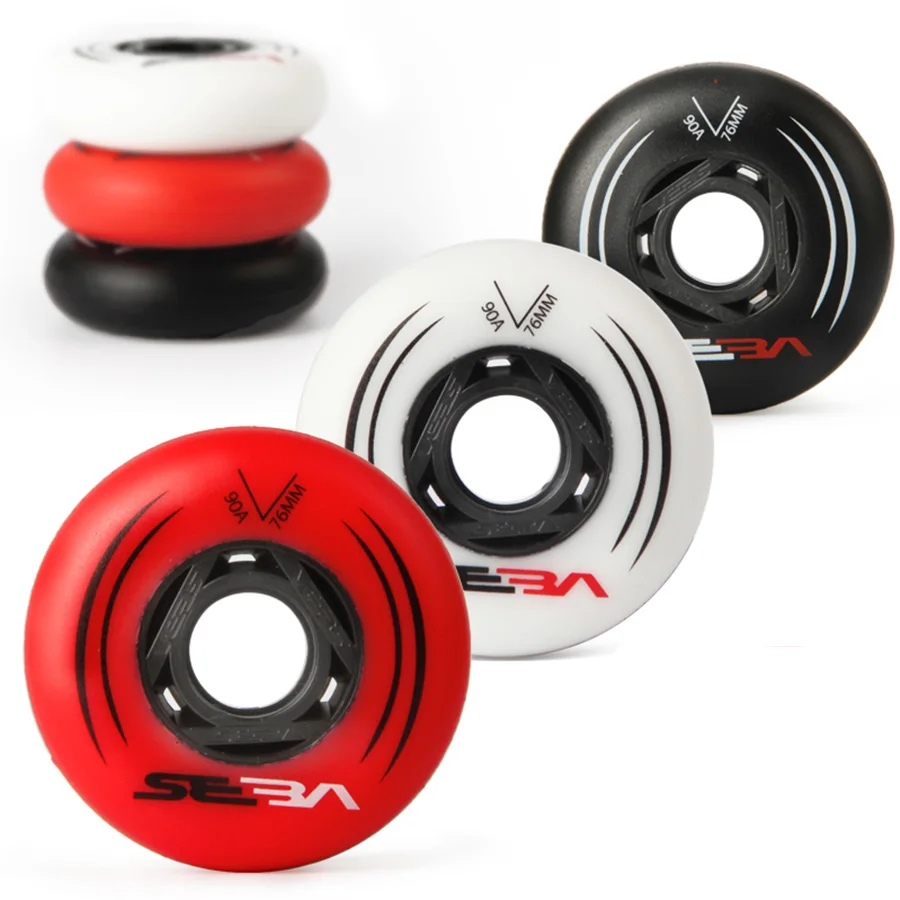 100% Оригинальные встроенные колеса SEBA 85A для Slalom и 90A катания на роликах 72 76 80 мм 8