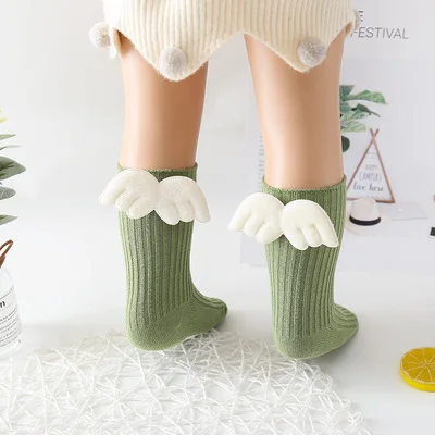 

Baby Socks Angel Wings Parent-Child Cotton Funny Family Look Women Socks Children Tights Adult Baby Matching Set Tube Sock