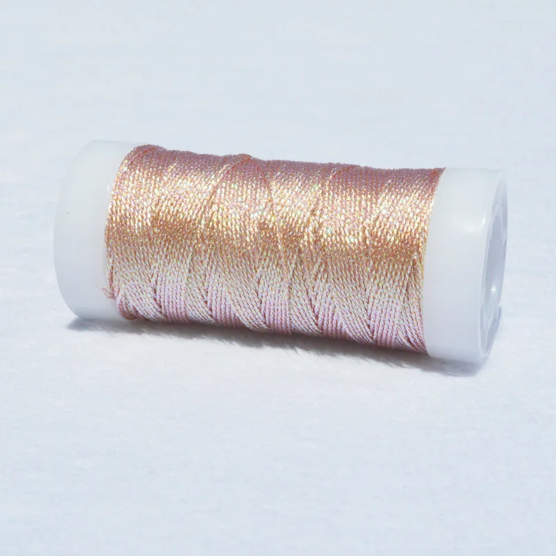 Шелковая линия для вышивки яркая разноцветная крученая пряжа поделки ручная