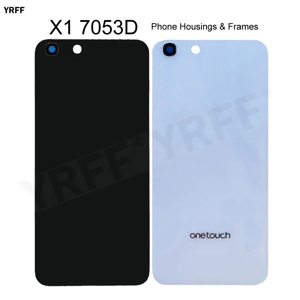 

Корпус аккумулятора для телефона s рамки для Alcatel One touch X1 7053D корпус аккумулятора задняя крышка дверной пластиковый чехол