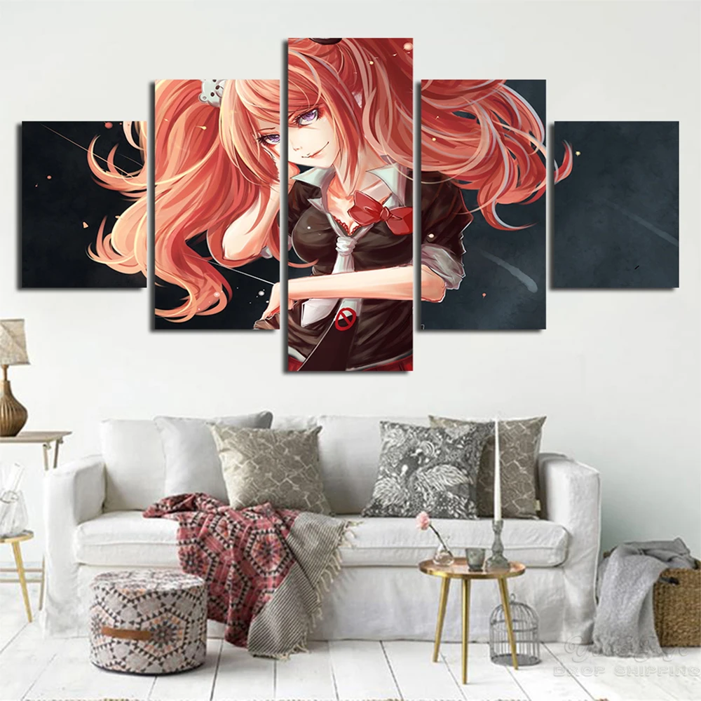

5 Pieces Wall Art Canvas Painting Animation Poster Modern Living Room Bedroom Home Decoration Modular Pictures Free Shipping