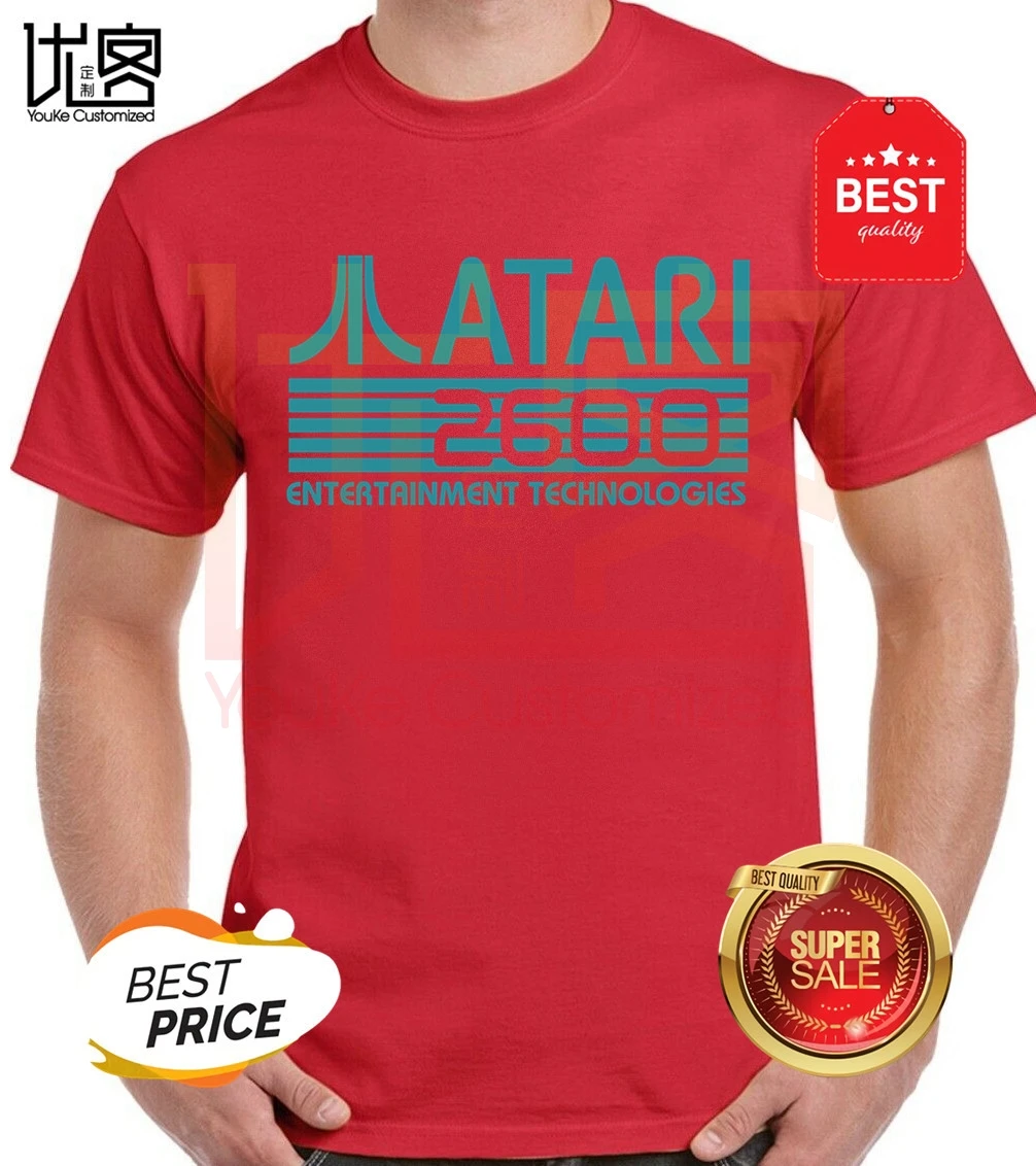 Atari футболка космические захватчики nintendo computer cool mario arcade Ретро gamer 80s | Мужская